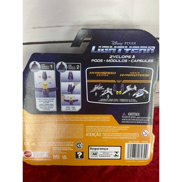 Disney Pixar Buzz Lightyear - Zyclops & Pods Hyperspeed Series - Mattel -‎ NEW - Picture 2 of 8